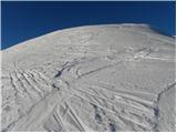 Planina Zajavornik - Debeli vrh above Lipanca